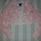 NWT Sutton Studio Jacket Top Detailed Pink Lace 8 $149