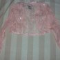 NWT Sutton Studio Jacket Top Detailed Pink Lace 8 $149