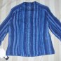 NWT Jones NYC Jacket Top Blue Striped Blazer 6 NEW $119
