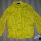 NWT Jones NYC Yellow Linen Blazer Jacket 16 $119 NEW
