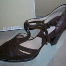 NEW MICHAEL KORS Italy T-Strap Sandal Heels NIB 7 $655