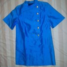 NEW Designer Orient Style Dress w/ Gold Buttons M $390