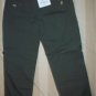 DAAL Skinny Crop Cargo Pants Army Green 24 28 NEW $160