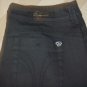 SERFONTAINE Black Coat Denim Jeans 27 30 x32 $220 NEW