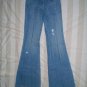 NWT YaYa Aflalo Stress Flare Denim Jeans 25 26 $249 NEW