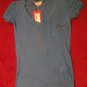 NWT Cycle Italy Blue Vintage Finish S/S Top M NEW $129