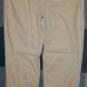 NWT Worn Khaki Linen Capri Pants Misses 6 30x23 NEW $69