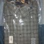 NWT John Ashford Flannel Button-Down Shirt Gray NEW $38