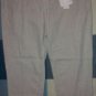 NWT Worn Gray Linen Capri Pant Misses 12 32x25 NEW $69