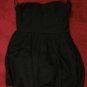 NWT JOIE Taurus Pleated Caviar Black Dress L $364 NEW