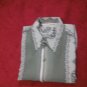 NEW Max Leather Wild Metal Button Front LS Shirt S $175