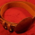 NEW Max Leather Brown Genuine Lizard Skin Belt 36 $595