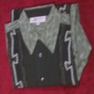 NEW Max Leather Wild Long Sleeve Button Up Shirt $175