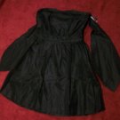 Cynthia Rowley Satin Taffeta Strapless Black Dress $295