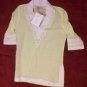 NWT Tunic Love Girls Yellow Embroidered Tunic L NEW