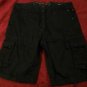 NWT MASON'S Black Cotton Cargo Shorts 12 48 $258 NEW