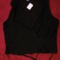 NWT Cynthia Steffe Eyelet Black Vest Top 13 14 $186 NEW