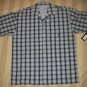 NWT Nautica Blue Plaid Button Up Sleep Shirt M NEW $32