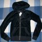 NWT Aqua Active Black Hoodie Top Ooh Boy Gem XS NEW $88