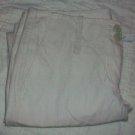 Jaiden Italy Cotton & Metal Capri Pants 0 NEW NWT $230