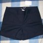 NWT DASLU Navy Pinstrpe Cuff Wool Shorts 36 31 $285 NEW