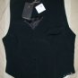 NWT MIZZAE Black Fitted Suiting Vest L 3 NEW $250