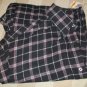 NWT John Ashford Essentials Flannel Shirt Black L NEW
