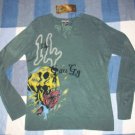 NWT 8GauGg Co2 Skull Knit Cashmere Touch Sweater M NEW