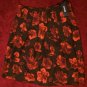 NWT DKNY Donna Karan Rose Pleat Silk Skirt 10 $295 NEW
