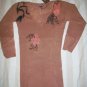 NWT Co2 8GauGg Cashmere Touch Fitted Tunic Top L $395
