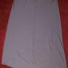 NWT PETER COHEN Calf Length Long Lt Gray Skirt L $370
