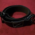 NEW BERYLL USA  Leather Antique Finish Brass Ring Buckle JJ Belt S $365