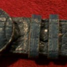 NEW Max Leather USA Blue 100% Alligator Belt 30 $495