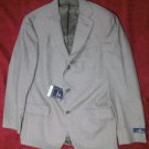 NWT Angelo Nardelli Italy S/B Super 100s Classico Blazer Jacket 42 R NEW $1095