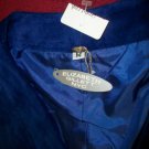 NWT Elizabeth Gillett Bow Snap Front Cotton Velvet Bolero Jacket M $298 NEW
