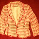 NWT Serena Kay Summer Tweed Rag Blazer NEW 40 6 $698
