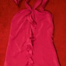 NWOT Thread Social Ruffle 100% Silk Front Halter Dress 10 $484 NEW