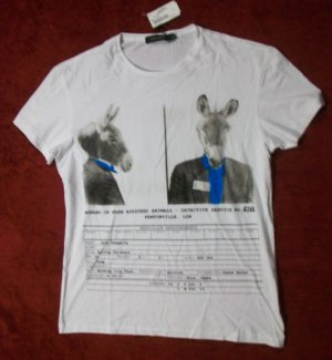 NWT Full Circle England Bureau Of Farm Animals S/S T-Shirt $59 NEW