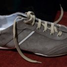 NEW Luigi Baldo Italy Dark Taupe Fine Suede Sport Shoes Sneakers 47 12 NIB $395