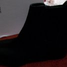 NIB Costume National Italy Black Suede Biker Ankle Boots Shoes 34.5 4.5 $707 NEW