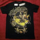 NWT Firetrap England Chopster Highway to Hell Swarovski Embellished T-Shirt NEW
