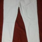 NWT Yigal Azrouel Menswear White Slim Straight Leg Jeans Style Pants L $310 NEW