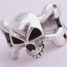 925 STERLING SILVER MALTESE CROSS SKULL BONE sz 12