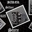 SILVER MEDIEVAL TRIBAL CRUSADER KING BIKER RING US sz 12