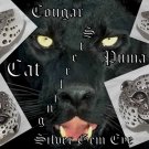 925 SILVER PUMA COUGAR JAGUAR BIKER KING RING sz 9.75