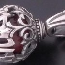 Sterling Silver massive Biker Tiger Eye Pendant