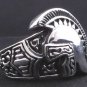 925 SILVER HELMET TROJAN WARRIOR TRIBAL RING US sz10.25