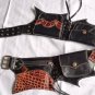 Travel Money Hipster  Design Leather Belt Pouch sz M