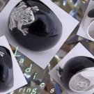 925 SILVER animal FROG ENAMEL LADIES RING US sz 6.75