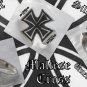 925 SILVER MALTESE CROSS SOLID BIKER KING RING SZ 11.75